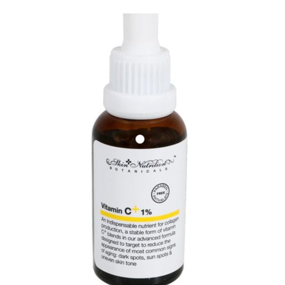 Skin Nutrition Botanicals Vitamin C + 1% Serum, anti aging , 1oz Paraben Free Ph